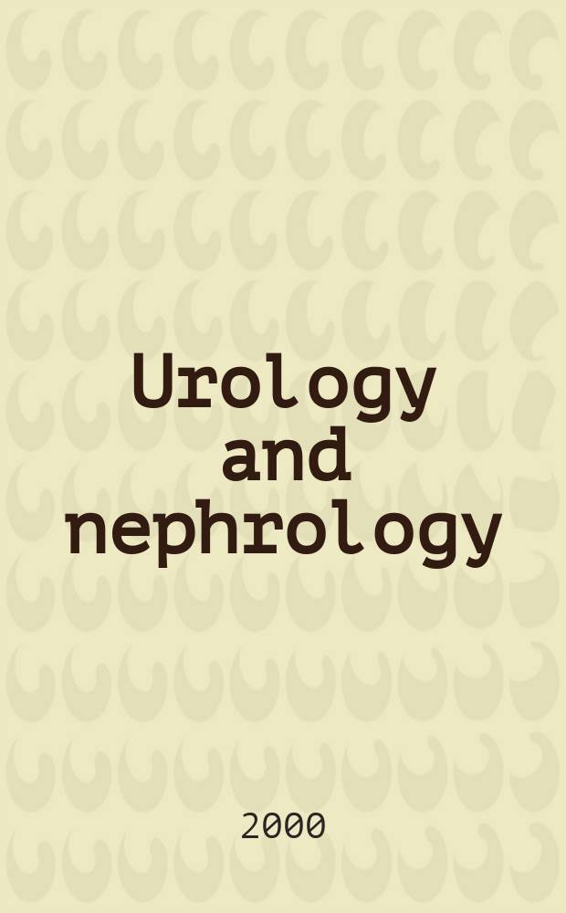 Urology and nephrology : Section 28 [of] Excerpta medica. Vol.54, №6