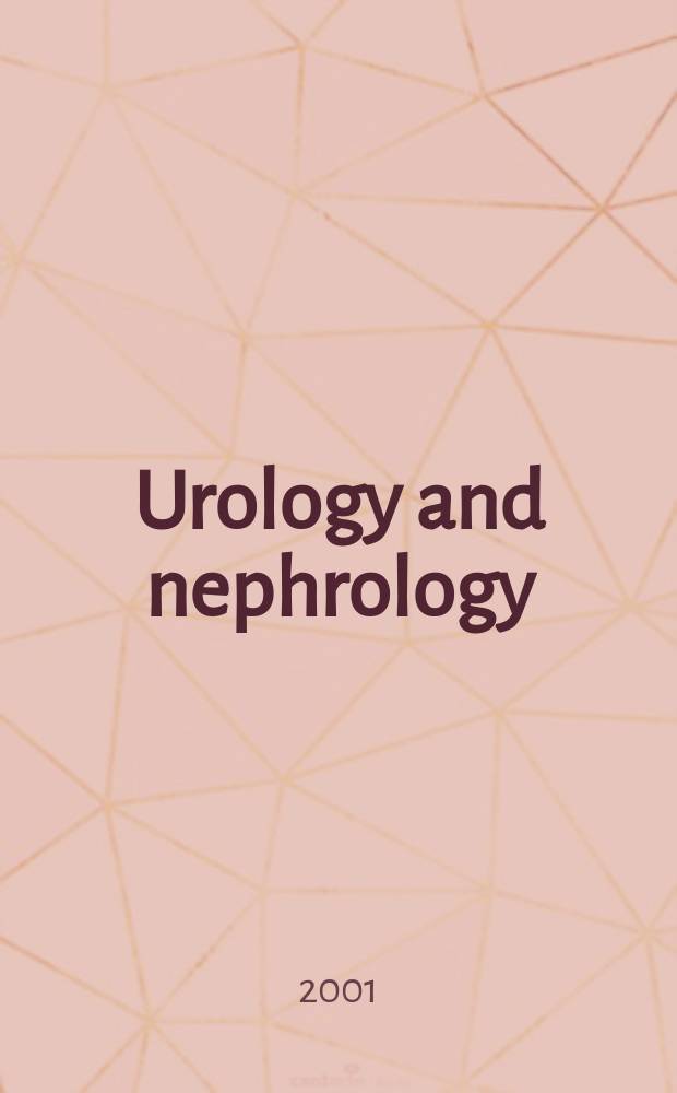 Urology and nephrology : Section 28 [of] Excerpta medica. Vol.56, №1