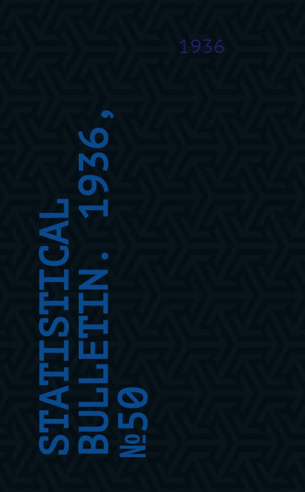 Statistical bulletin. 1936, №50 : Car-lot shipments of fruits & vegetables from station in the U. S. 1932 & 1933