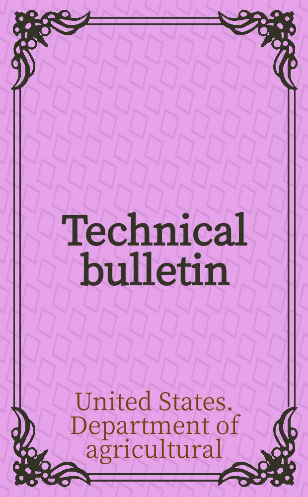Technical bulletin