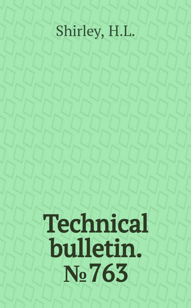 Technical bulletin. №763 : Restoring conifers to aspen lands in the Lake States