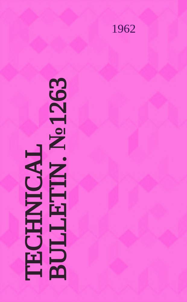 Technical bulletin. №1263 : Phosphbacterin as a soil inoculants