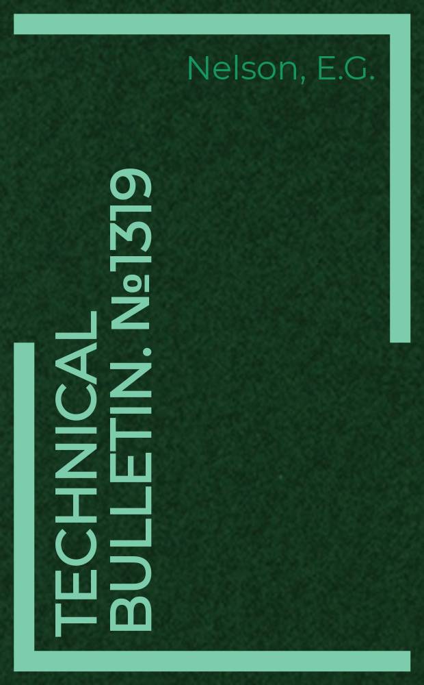 Technical bulletin. №1319 : Inheritance in kenaf as related to selection of inbreed lines for composite varieties