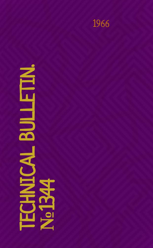 Technical bulletin. №1344 : Radiant energy in relation to forests