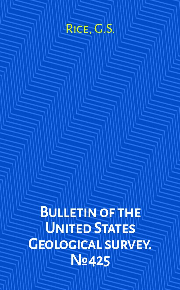 Bulletin of the United States Geological survey. №425 : The explosibility of coal dust