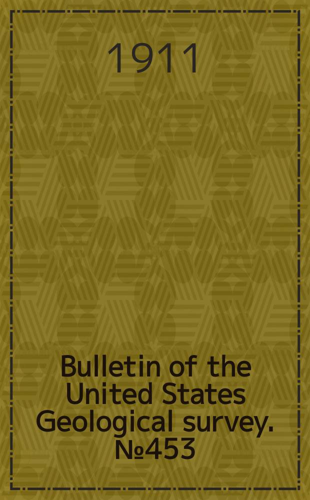 Bulletin of the United States Geological survey. №453 : Results of spirit leveling in Minnesota 1897 to 1910, inclusive