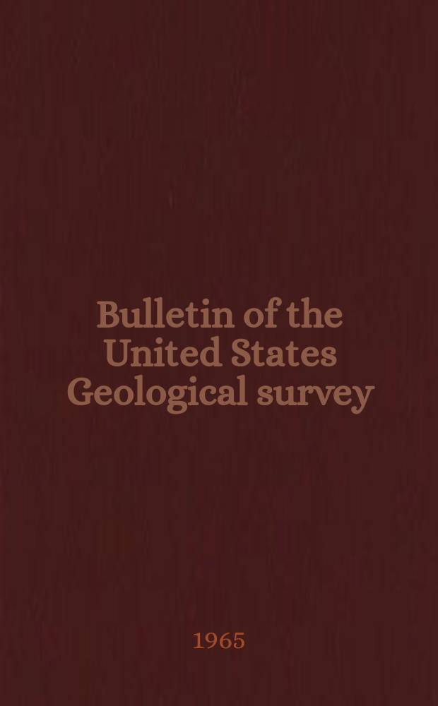 Bulletin of the United States Geological survey : The crystalline rocks of South Carolina