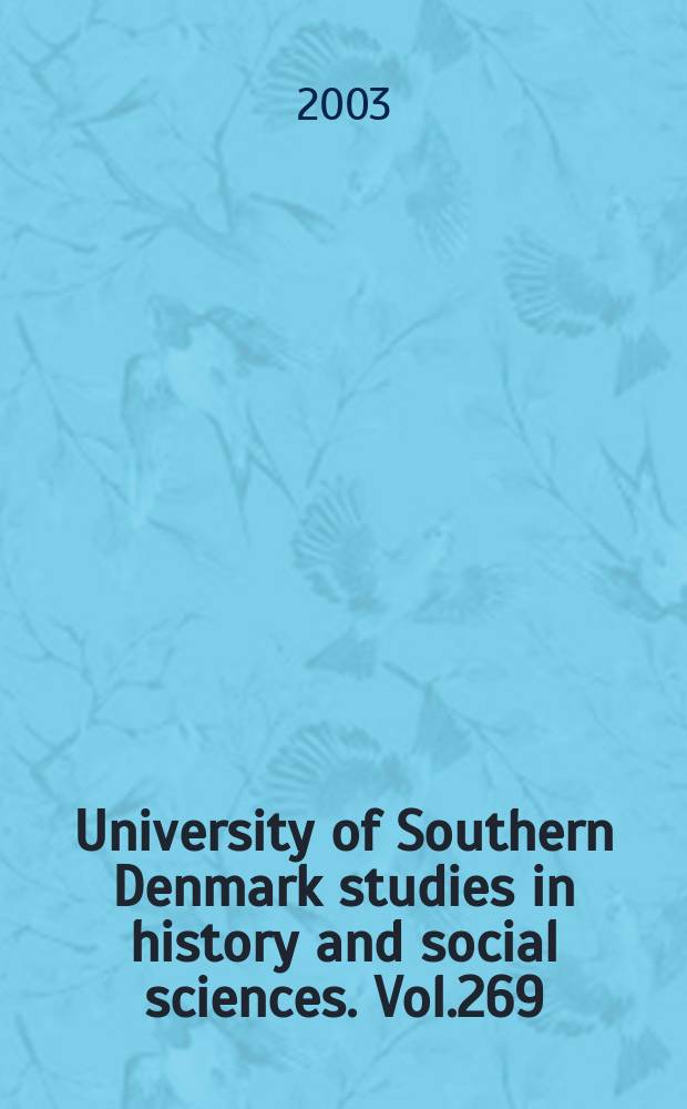 University of Southern Denmark studies in history and social sciences. Vol.269 : Et nyt Mellemøsten?