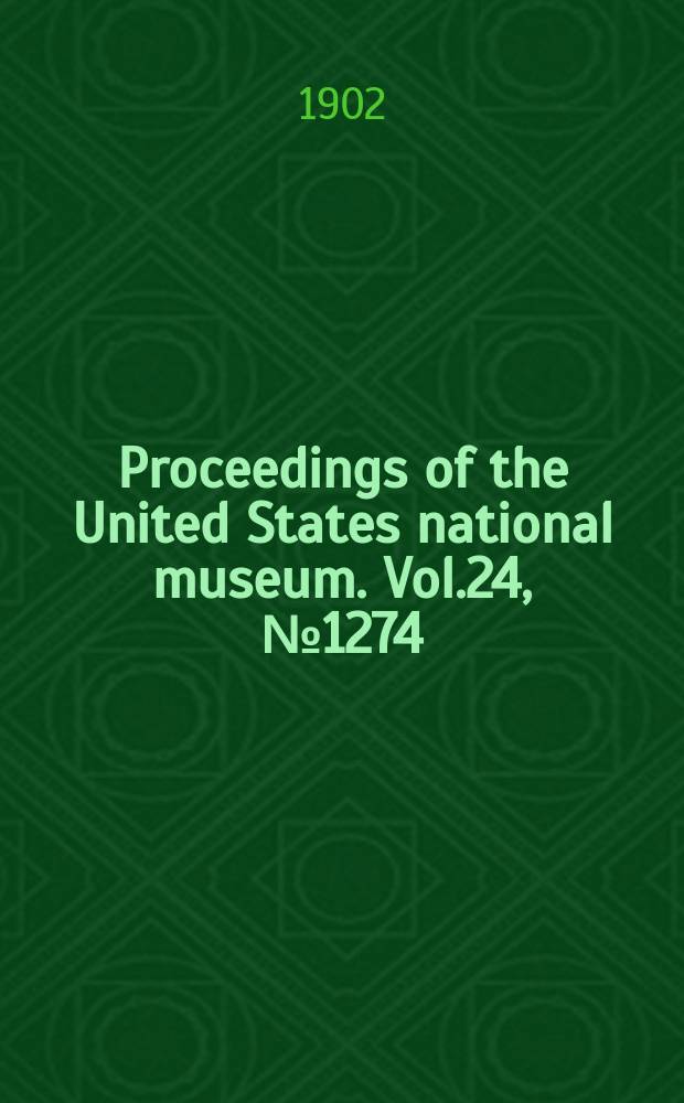 Proceedings of the United States national museum. Vol.24, №1274 : Descriptions of three new birds from the Southern United States