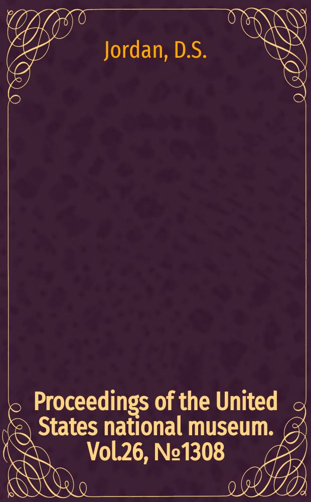 Proceedings of the United States national museum. Vol.26, №1308 : A review of the Hemibranchiate fishes of Japan