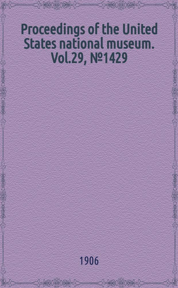 Proceedings of the United States national museum. Vol.29, №1429 : Descriptions of three Mexican violets