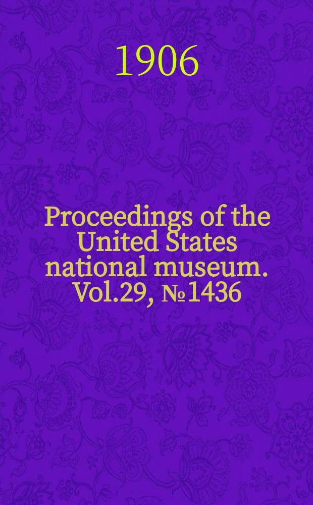 Proceedings of the United States national museum. Vol.29, №1436 : The monkeys of the Macaca nemestrina group