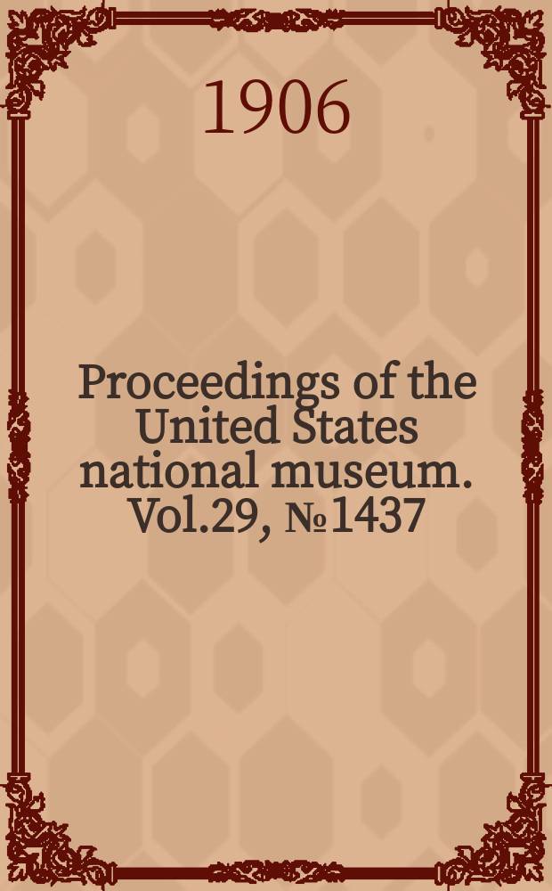 Proceedings of the United States national museum. Vol.29, №1437 : A new lizard of the genus Phrynosoma from Mexico
