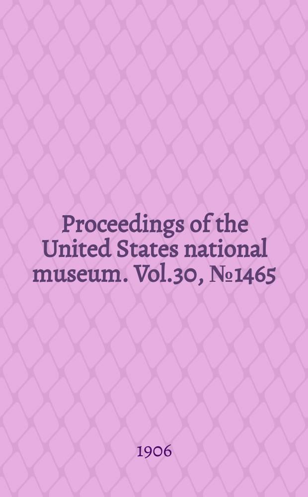 Proceedings of the United States national museum. Vol.30, №1465 : Tineid moths from Southern Texas, with descriptions of new species