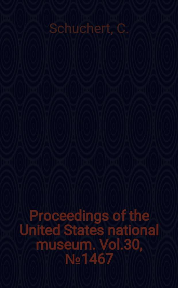 Proceedings of the United States national museum. Vol.30, №1467 : A new American Pentremite