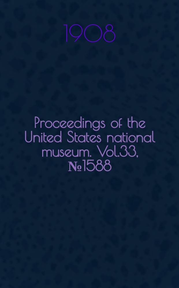 Proceedings of the United States national museum. Vol.33, №1588 : On Ctenolucius Gill a neglected genus of Characin fishes ...