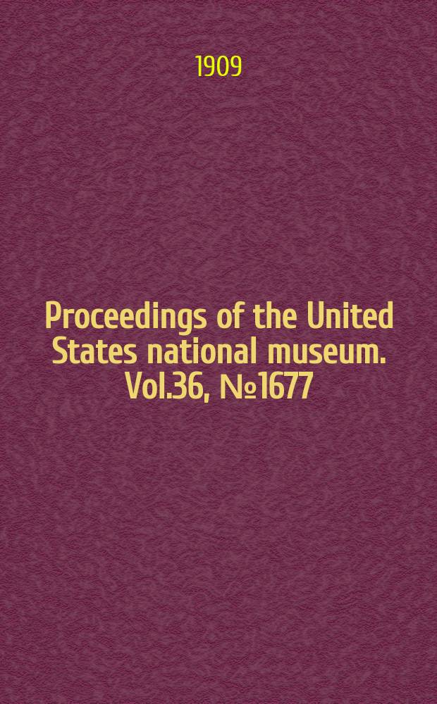 Proceedings of the United States national museum. Vol.36, №1677 : Description of a new whitefish (Coregonus oregonius) from McKenzie River, Oregon