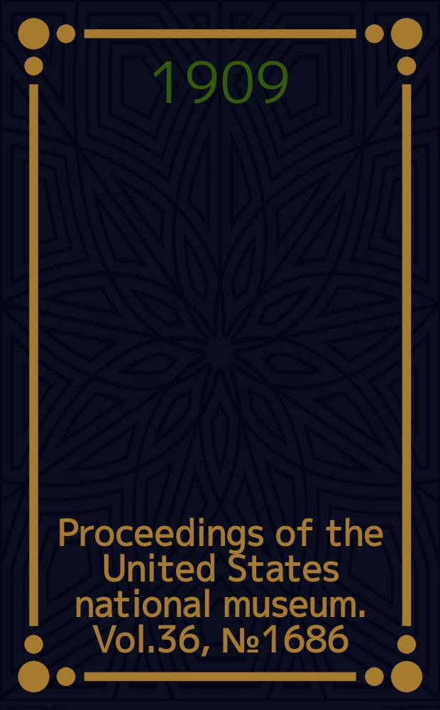 Proceedings of the United States national museum. Vol.36, №1686 : A new squirrel from Direction Island, South China Sea