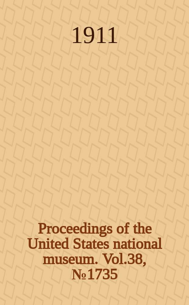Proceedings of the United States national museum. Vol.38, №1735 : Report on a collection of birds made by Pierre Louis Jouy in Korea