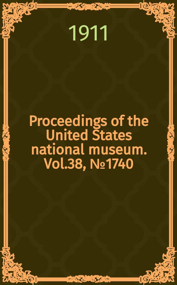 Proceedings of the United States national museum. Vol.38, №1740 : On the origin of certain types of Crinoid stems