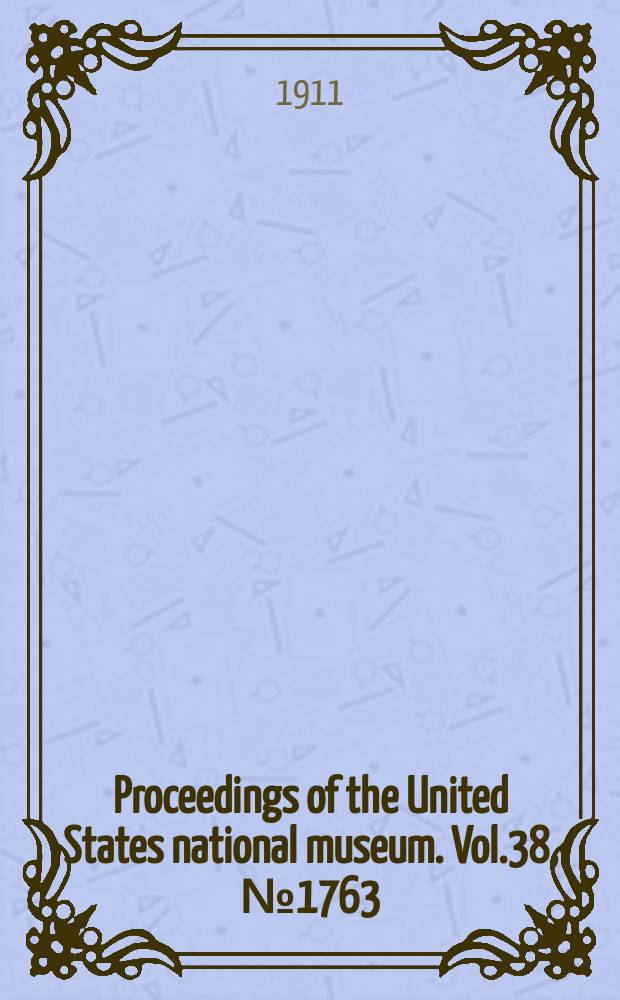 Proceedings of the United States national museum. Vol.38, №1763 : Report on the fishes collected by mr. Owen Bryant on a trip to Labrador in the summer of 1908