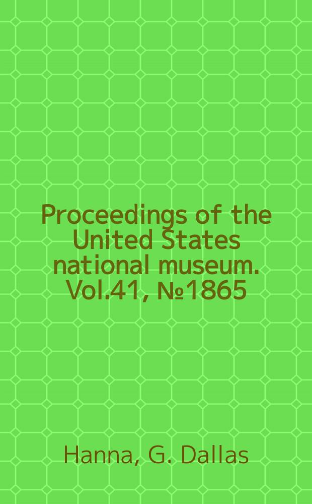 Proceedings of the United States national museum. Vol.41, №1865 : The American species of Sphyradium with an inquiry as to their generic relationships
