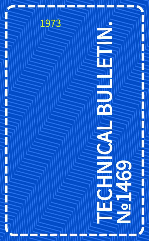 Technical bulletin. №1469 : Nematosporaceae (Hemiascomycetidae)
