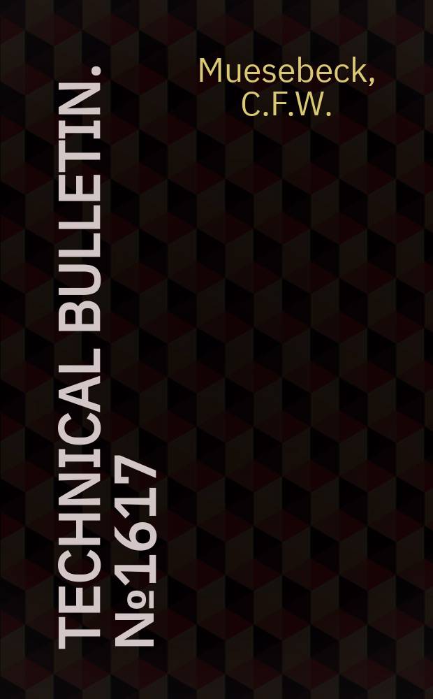 Technical bulletin. №1617 : The Nearctic parasitic wasps