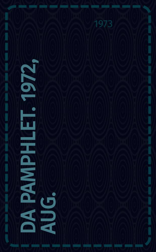 DA pamphlet. 1972, Aug. : Area handbook for Poland