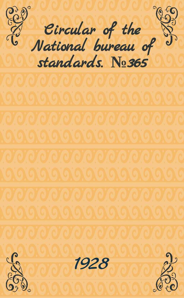 Circular of the National bureau of standards. №365 : Cheesecloth, bleached