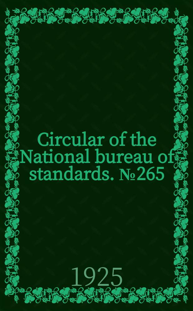 Circular of the National bureau of standards. №265 : Indigo blue denim (shrunk )