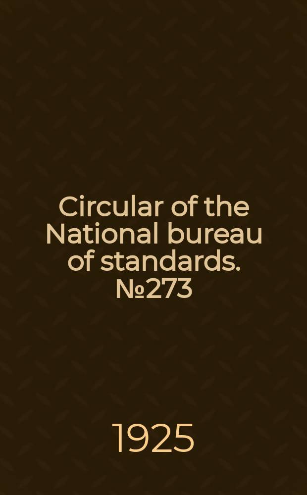 Circular of the National bureau of standards. № 273 : Bleached wide cotton sheeting