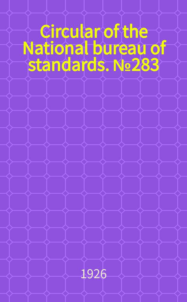 Circular of the National bureau of standards. № 283 : Stitches, seams and stitching