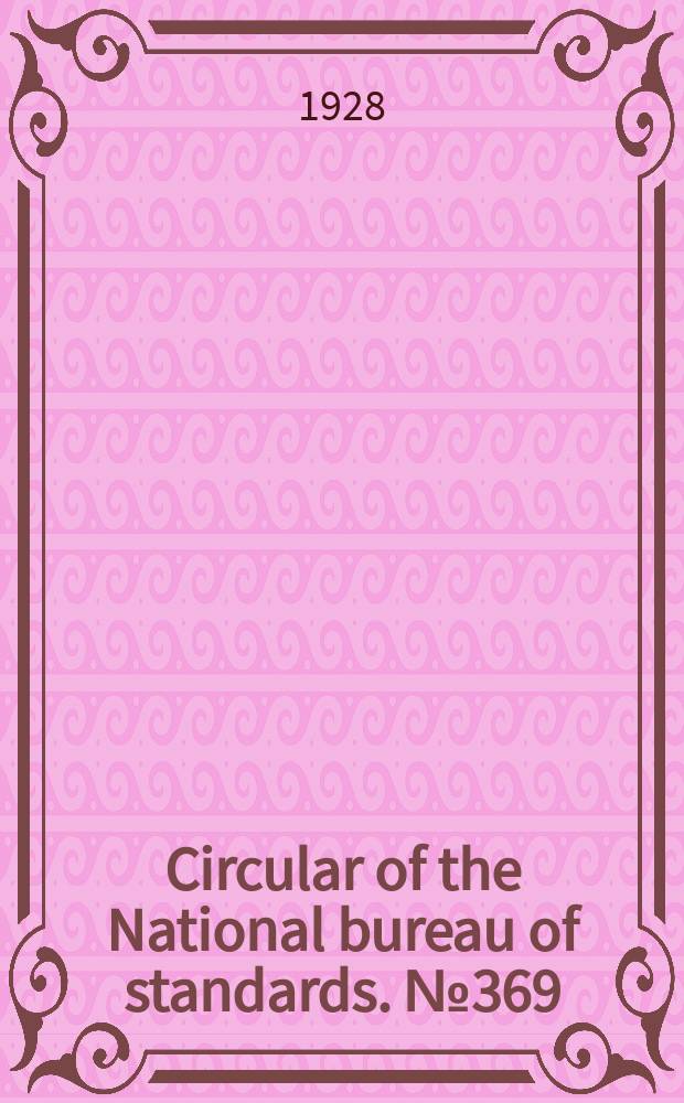 Circular of the National bureau of standards. № 369 : Iris odium phosphate, technical (phosphate cleaner)