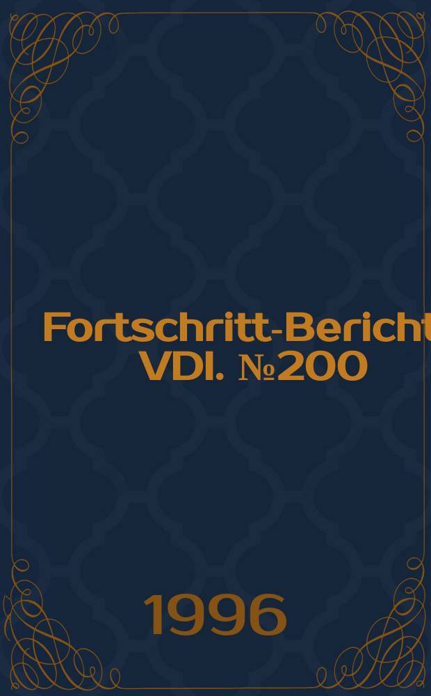 Fortschritt-Berichte VDI. №200 : Bicharkteristikenverfahren