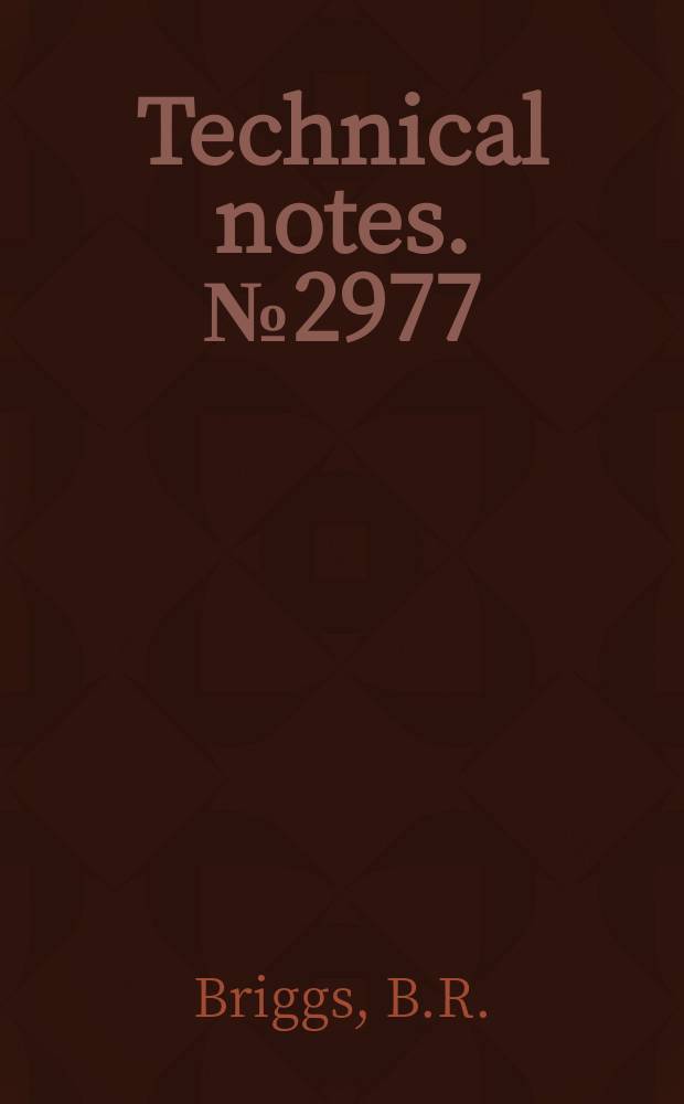 Technical notes. №2977 : Techniques for calculating parameters of nonlinear dynamic systems from response data