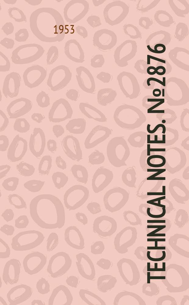 Technical notes. №2876 : The planing characteristics of two v-shaped prismatic surface having angles of dead rise of 20° and 40°