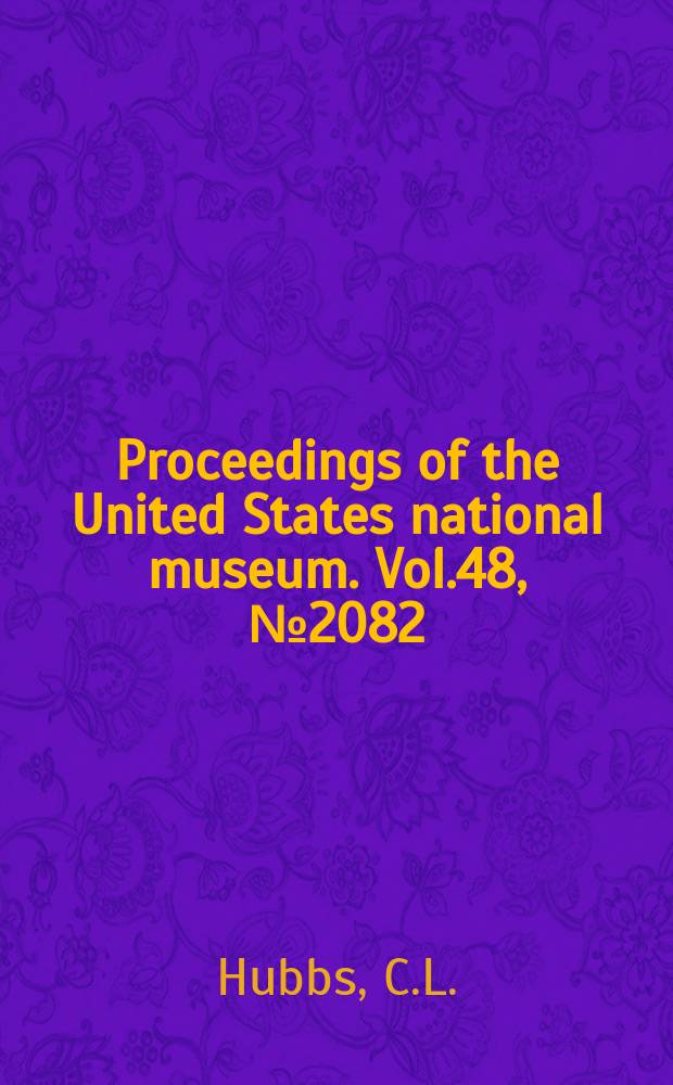 Proceedings of the United States national museum. Vol.48, №2082 : Flounders and soles from Japan collected by the United States Bureau of Fisheries steamer "Albatross" in 1906