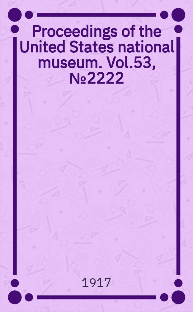 Proceedings of the United States national museum. Vol.53, №2222 : North American collembolous insects of the subfamily Onychiurinae