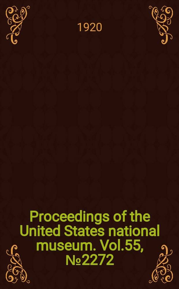 Proceedings of the United States national museum. Vol.55, №2272 : New land shells from the Philippine islands