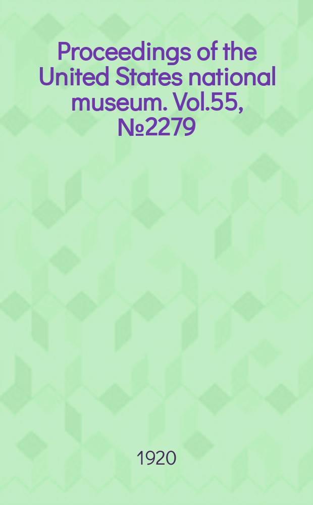Proceedings of the United States national museum. Vol.55, №2279 : Notes on some genera and species of chalcidflies belonging to the Aphelininae with description of a new species