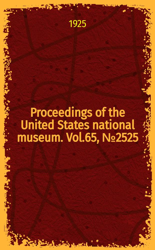 Proceedings of the United States national museum. Vol.65, №2525 : Keys to flies of the families Loncbaeidae, Pallopteridae and Sapromyzidae of the Eastern United States with a list of the species of the district of Columbia region