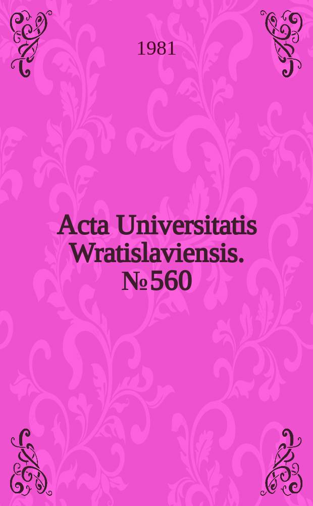 Acta Universitatis Wratislaviensis. №560 : Comparatives of identity in English