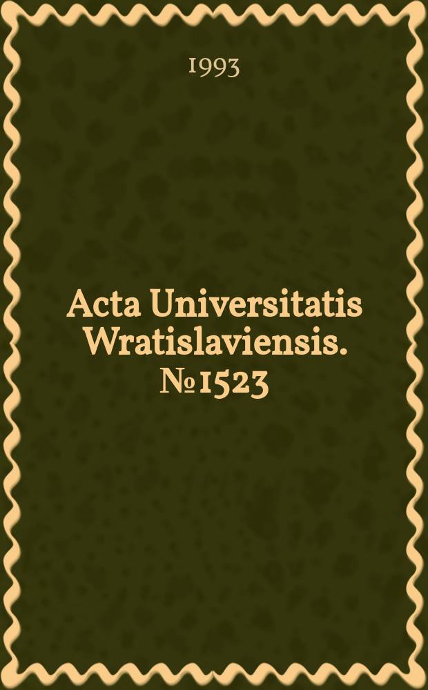 Acta Universitatis Wratislaviensis. №1523 : Dānasāgarah = Ocean darów dla Hanny Wałkówskiej