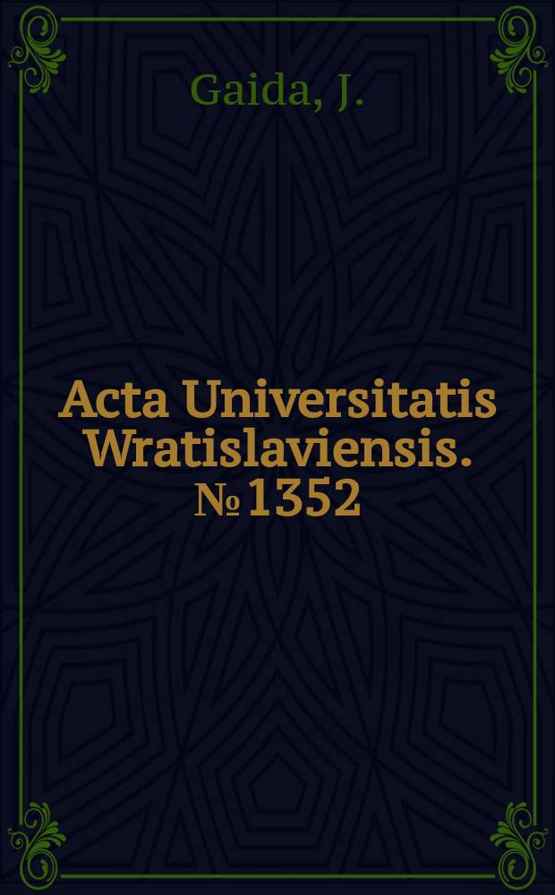 Acta Universitatis Wratislaviensis. №1352 : Teorie wartości w filozofii przedplatońskiej