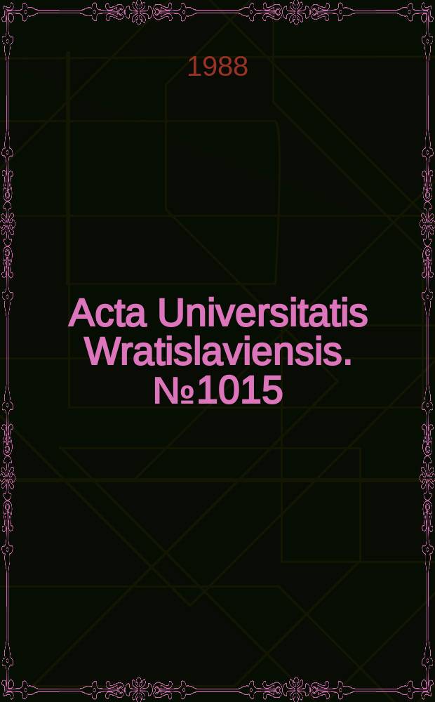 Acta Universitatis Wratislaviensis. №1015 : Günter Grass w krytyce polskiej