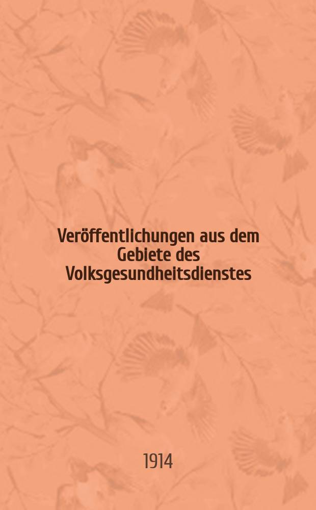 Veröffentlichungen aus dem Gebiete des Volksgesundheitsdienstes : Schriftenreihe aus dem Arbeitsgebiet der Abteilung Volksgesundheit des Reichsministeriums des Innern. Bd.4, H.1(44) : Der Geburtenruckgang in Pommern von 1876 bis 1910