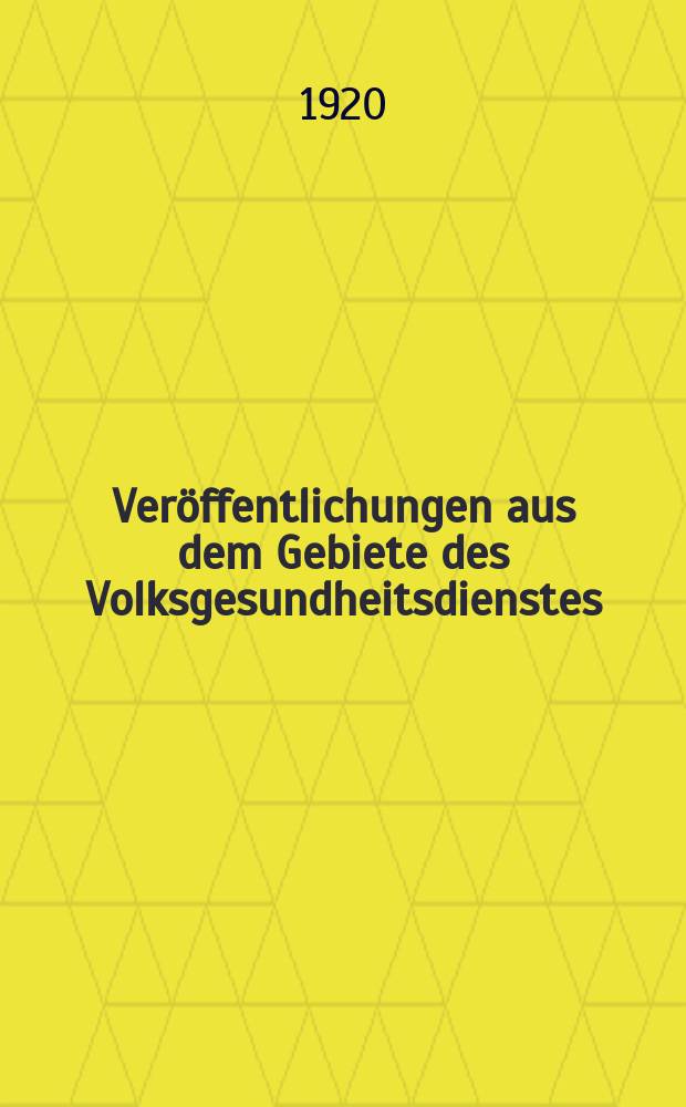 Veröffentlichungen aus dem Gebiete des Volksgesundheitsdienstes : Schriftenreihe aus dem Arbeitsgebiet der Abteilung Volksgesundheit des Reichsministeriums des Innern. Bd.10, H.4(105) : Die Einrichtung der Kreiswohlfahrtsämter unter besondere Berücksichtigung der sozialhygienischen Forderungen