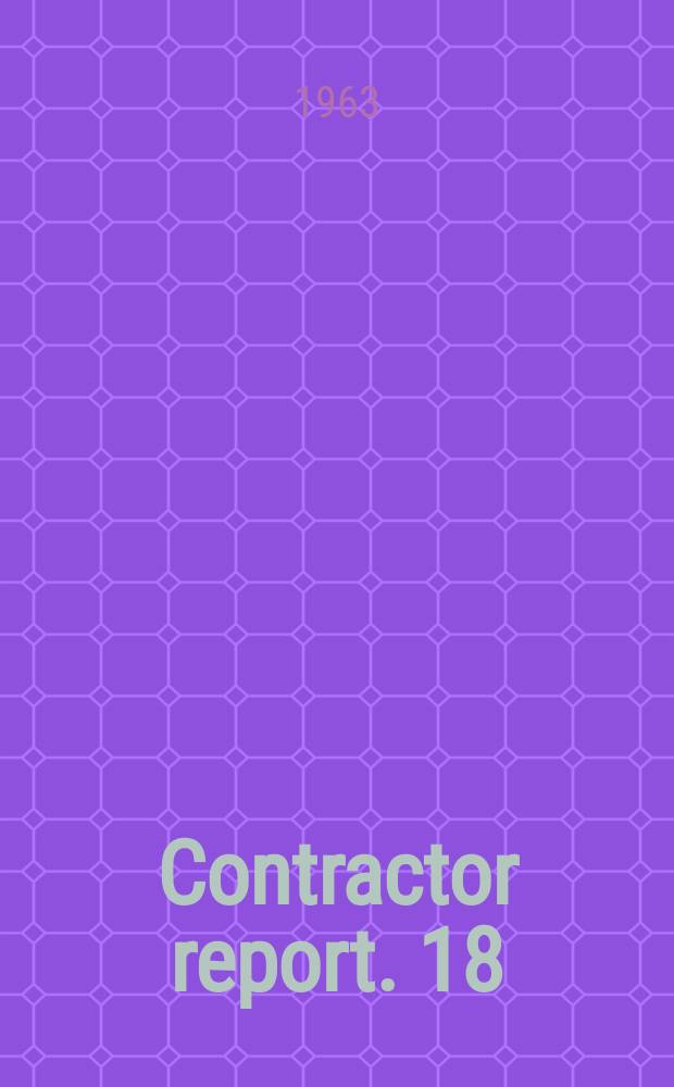 Contractor report. 18 : Planetary aeronomy