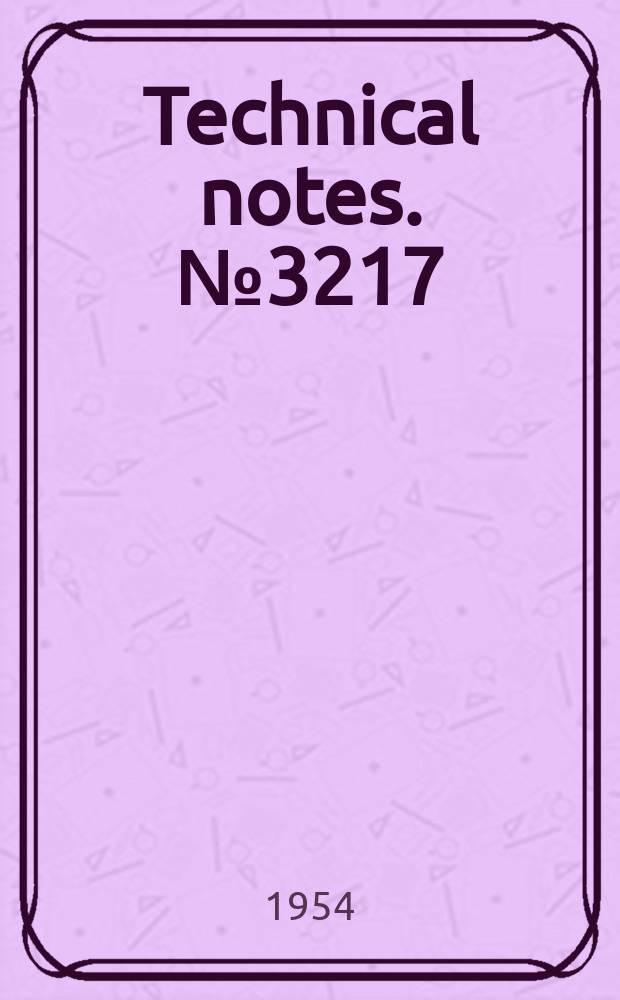 Technical notes. №3217 : The influence of wheel spin-up on landing-gear impact